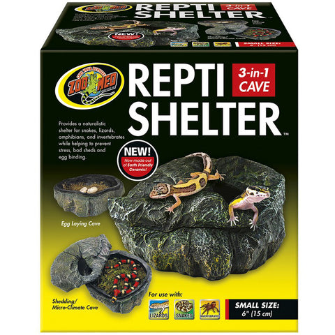 ZOO MED - Repti Shelter 3 In 1 Cave Small
