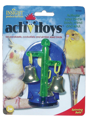 JW PET Insight Activitoy Spinning Bells Bird Toy