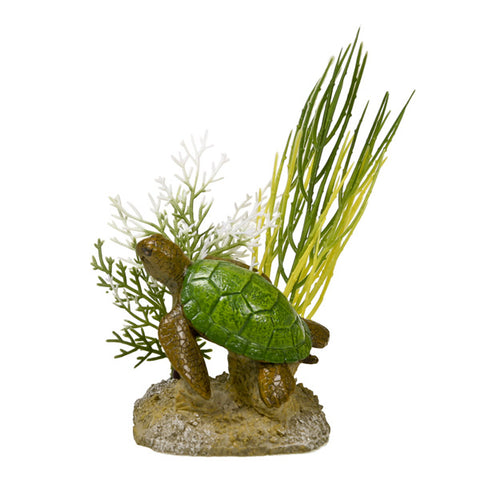 EXOTIC ENVIRONMENTS - Aquatic Scene with Turtle Green Small