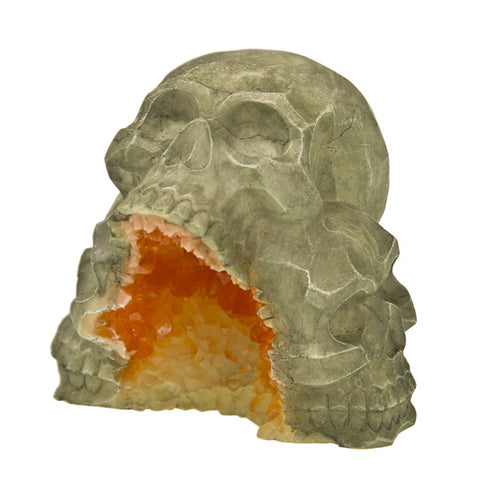 EXOTIC ENVIRONMENTS - Skull Mountain Geode Stone Ornament