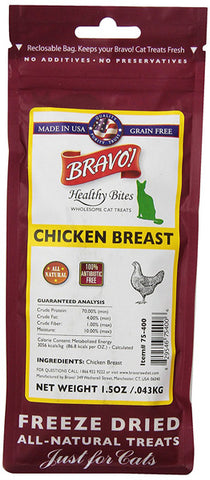 BRAVO - Healthy Bites Chicken Bre-Assistance for Cats