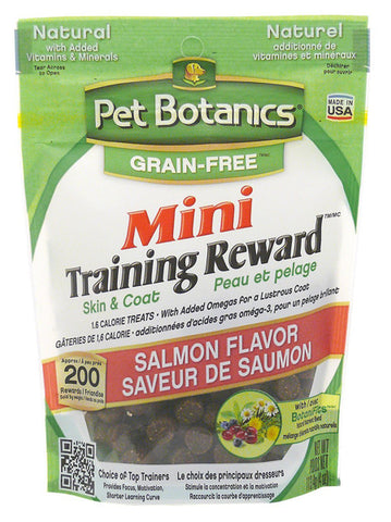 PET BOTANICS - Mini Training Reward Salmon Flavor Dog Treats Grain Free
