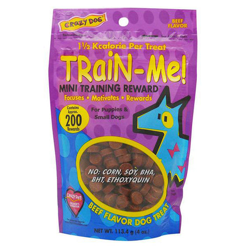 CRAZY DOG - Train-Me Training Rewards Mini Beef Dog Treats