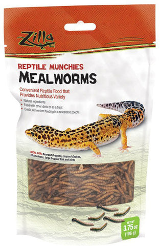 ZILLA - Reptile Munchies Mealworms Lizard Food 316553