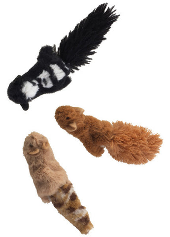 SKINNEEEZ - Forest Creatures Cat Toy Assorted
