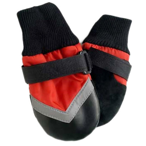 FASHION PET - Extreme All Weather Boots for Dogs Large Red