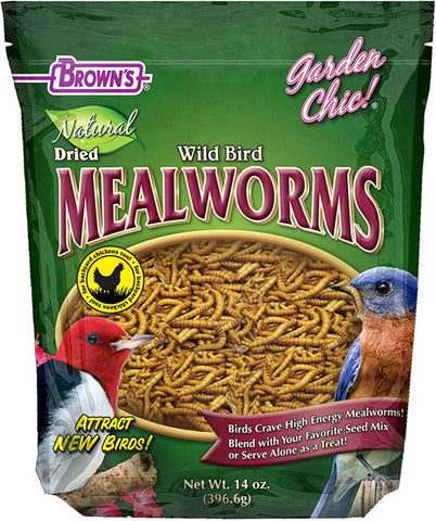 F.M. BROWN'S - Garden Chic! Natural Wild Bird Food Dried Mealworms