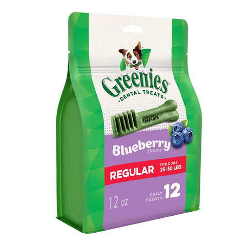 GREENIES - Blueberry Dental Dog Treats Regular