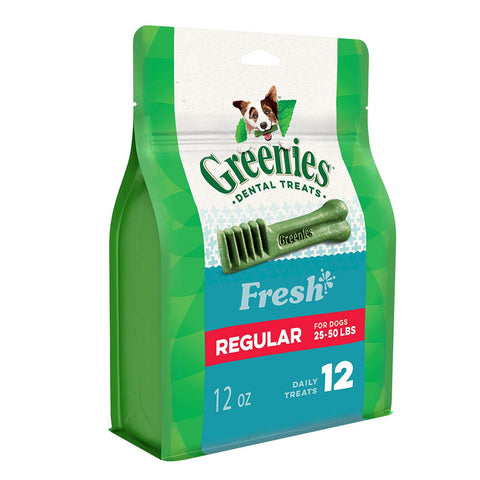 GREENIES - Fresh Dental Dog Treats Regular