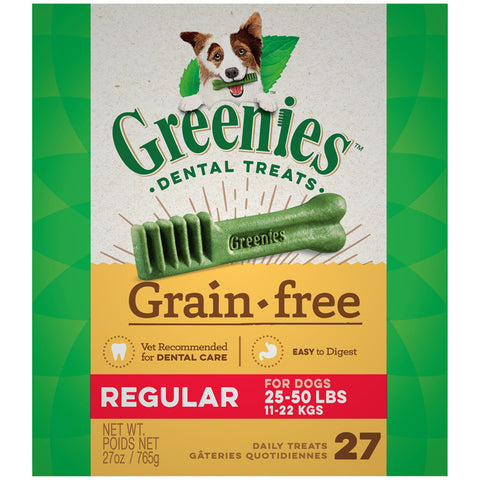GREENIES - Grain Free Dental Dog Treats Regular