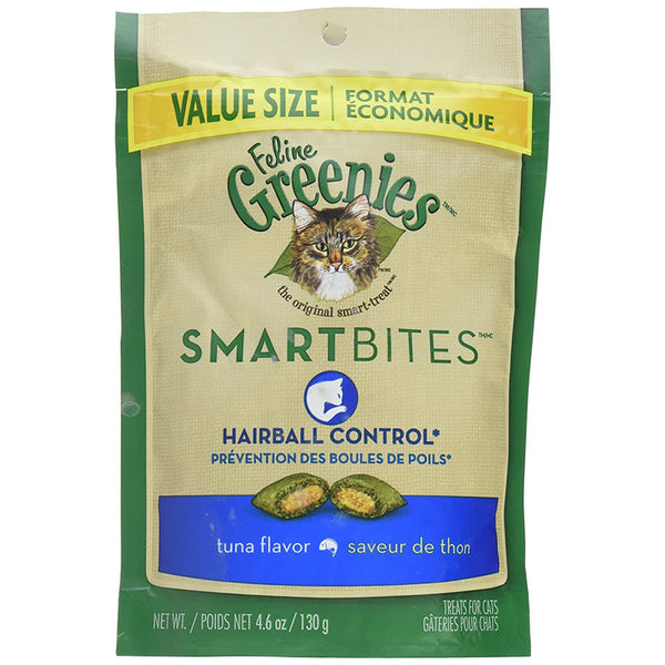 GREENIES - Smartbites Hairball Control Cat Treats Tuna Flavor