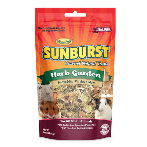 SUNBURST - Herb Garden Gourmet Treats for all Small Animals