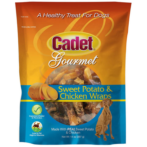 CADET - Sweet Potato and Chicken Wraps Dog Treats