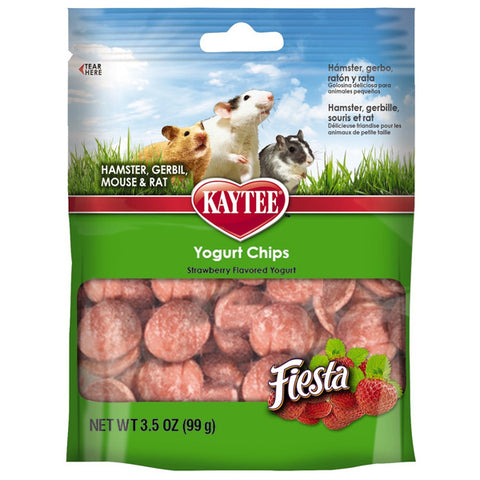 FIESTA - Strawberry Flavor Yogurt Chips for Small Animals