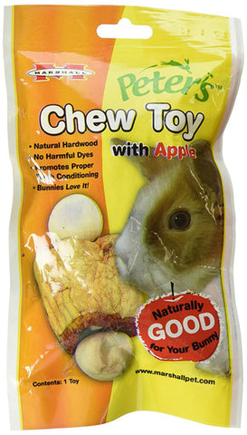 PETERS - Rabbit Chew Toy with Apple Small