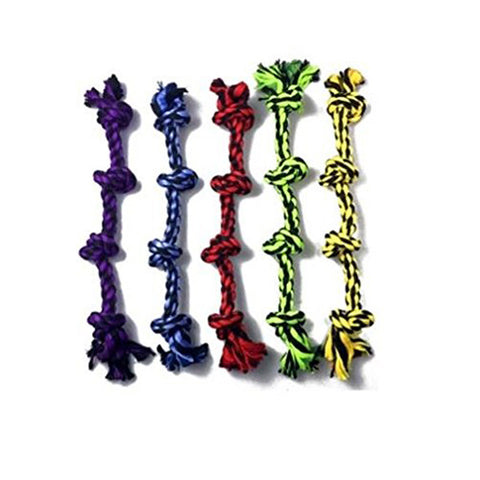 MULTIPET - Nuts for Knots 4-Knot Rope Dog Toy