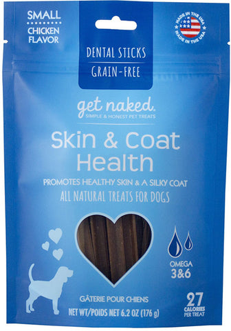 N-BONE - Get Naked Skin & Coat Health Dental Chew Sticks Small