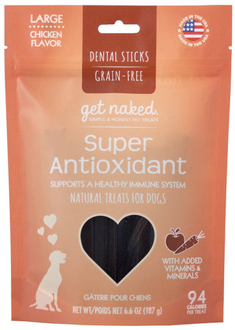 N-BONE - Get Naked Super Antioxidant Dental Chew Sticks Large