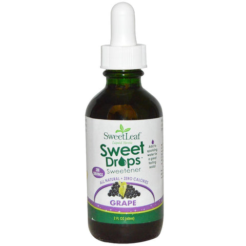 SWEET LEAF - Sweet Drops Liquid Stevia Grape
