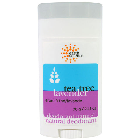 EARTH SCIENCE - T-Tree Lavender Natural Deodorant