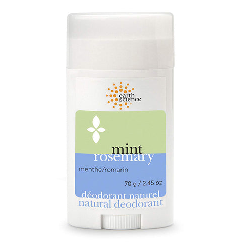 EARTH SCIENCE - Natural Deodorant, Mint Rosemary