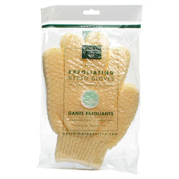 EARTH THERAPEUTICS - Exfoliating Hydro Gloves Natural
