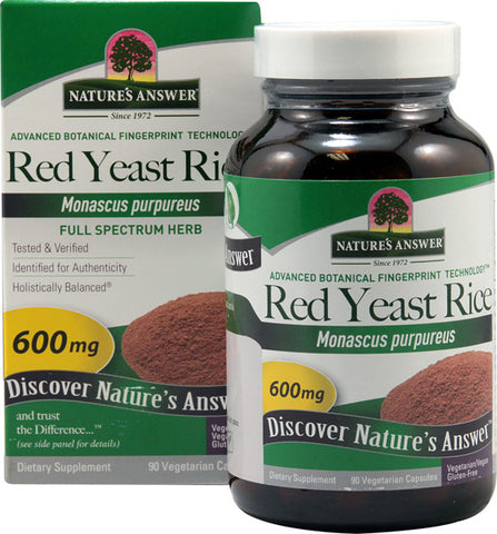 Natures Answer Red Yeast Rice 600 mg