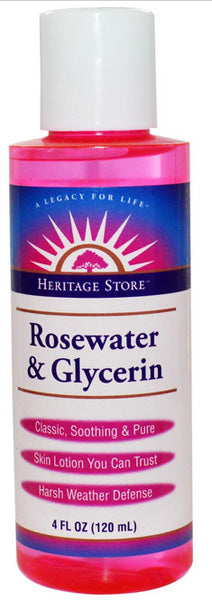 Heritage Products Flower Water Rosewater Glycerin