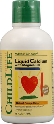 CHILD LIFE ESSENTIALS - Liquid Calcium with Magnesium - 16 fl. oz. (474 ml)
