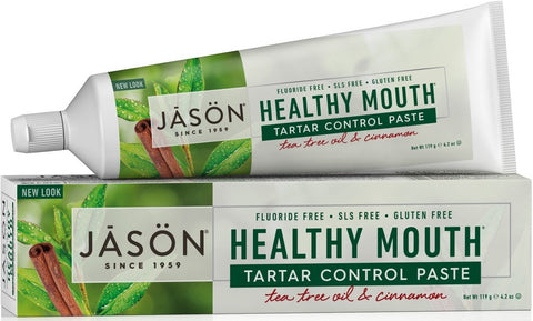 JASON Healthy Mouth Tartar Cotrol Paste Tea Tree Oil & Cinnamon