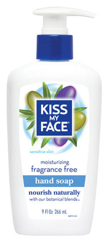Kiss My Face Moisture Hand Soaps Fragrance Free