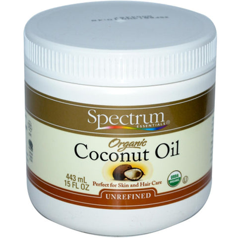 Spectrum Organic Unrefined Coconut Oil For Body Hair