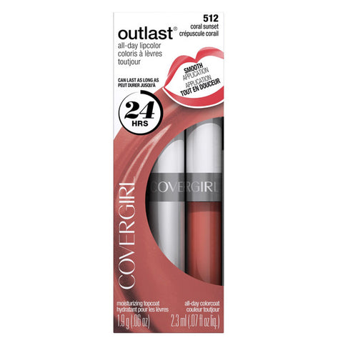 COVERGIRL - Outlast All-Day Lipcolor Coral Sunset 512