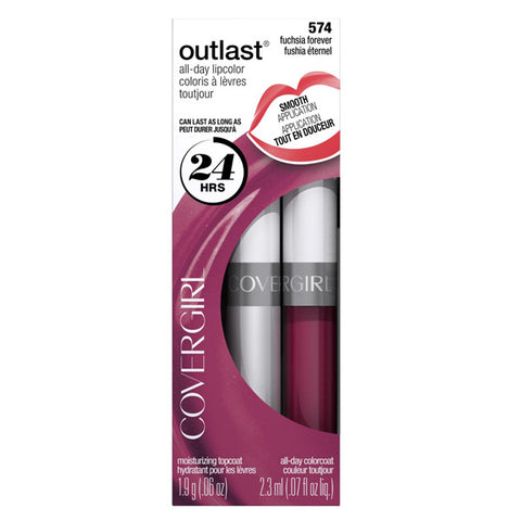 COVERGIRL - Outlast All-Day Lipcolor Fuchsia Forever 574