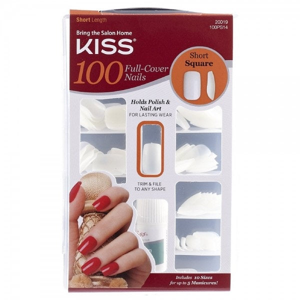 KISS - 100 Nails Short Square