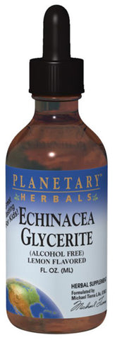 Planetary Herbals Echinacea Glycerite 2 0 ml Lemon Liquid
