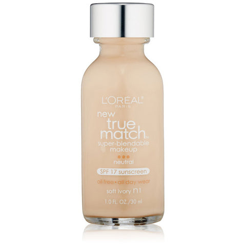 L'OREAL - True Match Super-Blendable Makeup N1 Soft Ivory