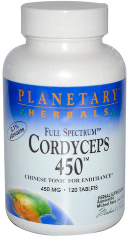 Planetary Herbals Cordyceps 450 Full Spectrum