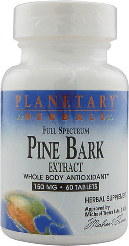 Planetary Herbals Pine Bark Extract Full Spectrum 150 mg