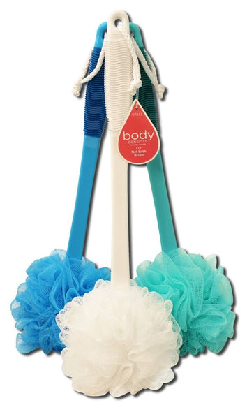 BODY BENEFITS - Net Bath Brush Assorted Colors