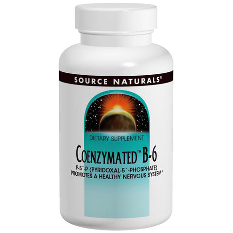 SOURCE NATURALS - Coenzymated B-6 25 mg Peppermint Lozenge