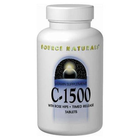 Source Naturals Vitamin C 1500 Timed Release with Rose Hips