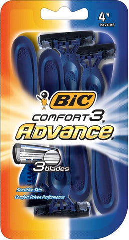 BIC USA - Bic Comfort 3 Advance Disposable Razor for Men