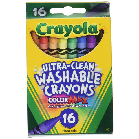 CRAYOLA - Ultra-Clean Washable Crayons, Regular