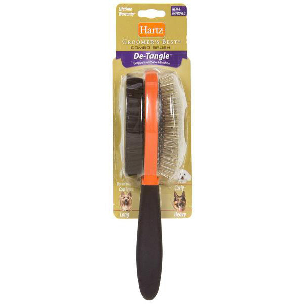 HARTZ - Groomer's Best Dog Combo Brush