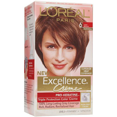 L'OREAL - Excellence Color Creme  6 Light Brown