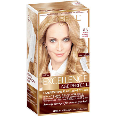 L'OREAL - Excellence Age Perfect Color No. 8N Medium Natural Blonde