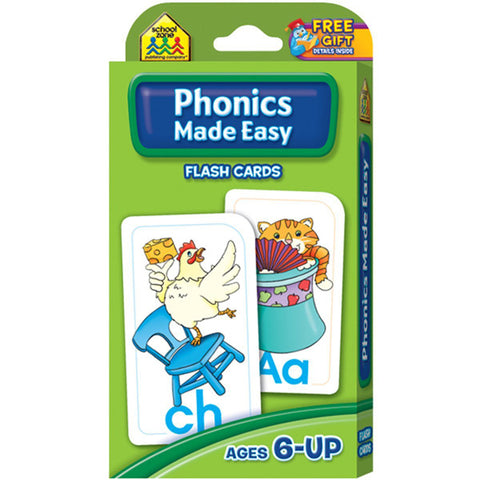 SCHOOL ZONE - Phonics Made Easy Flash Cards
