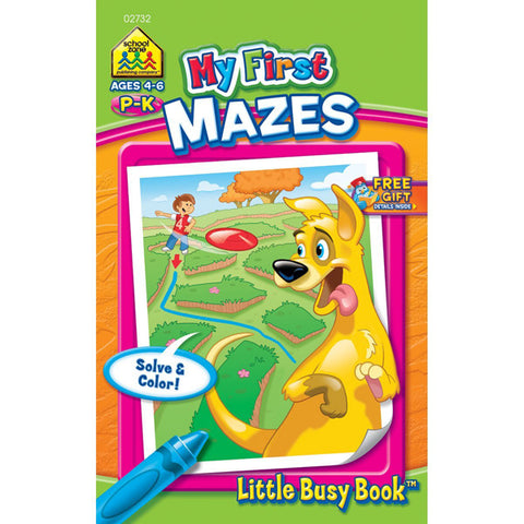 SCHOOL ZONE - My First Mazes Little Busy Book