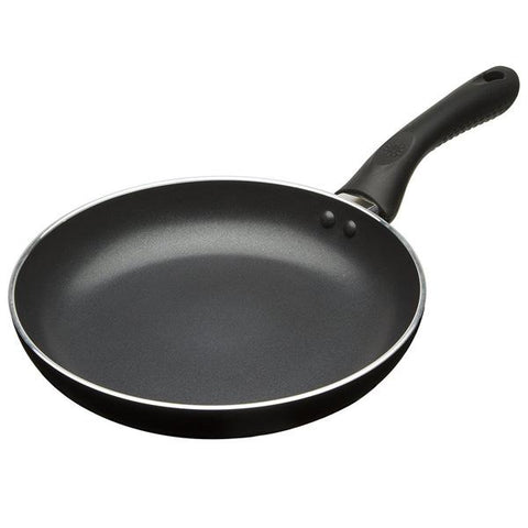 ECOLUTION - Non-Stick Fry Pan with Handle, Aluminum, Black